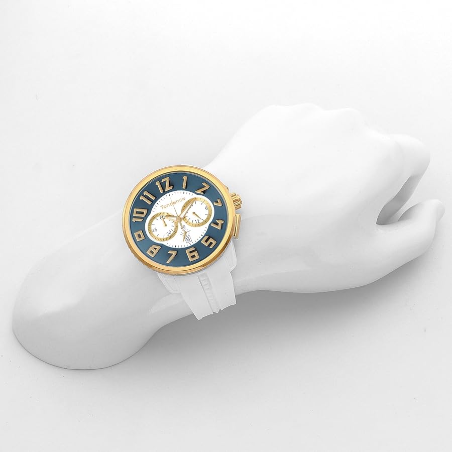 Amazon | [テンデンス] 腕時計 Gulliver Round Chronograph